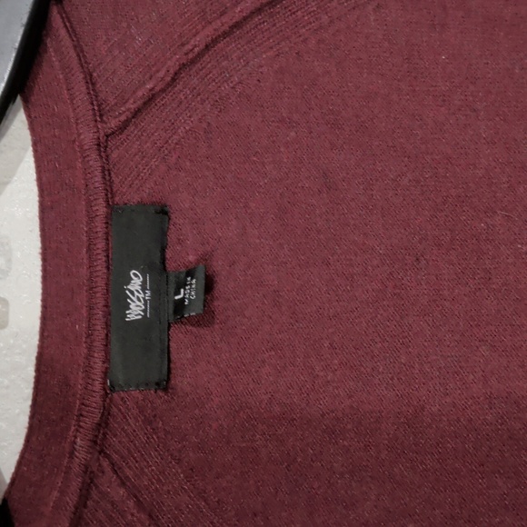Deep Red Open Front Cardigan - Picture 4 of 4